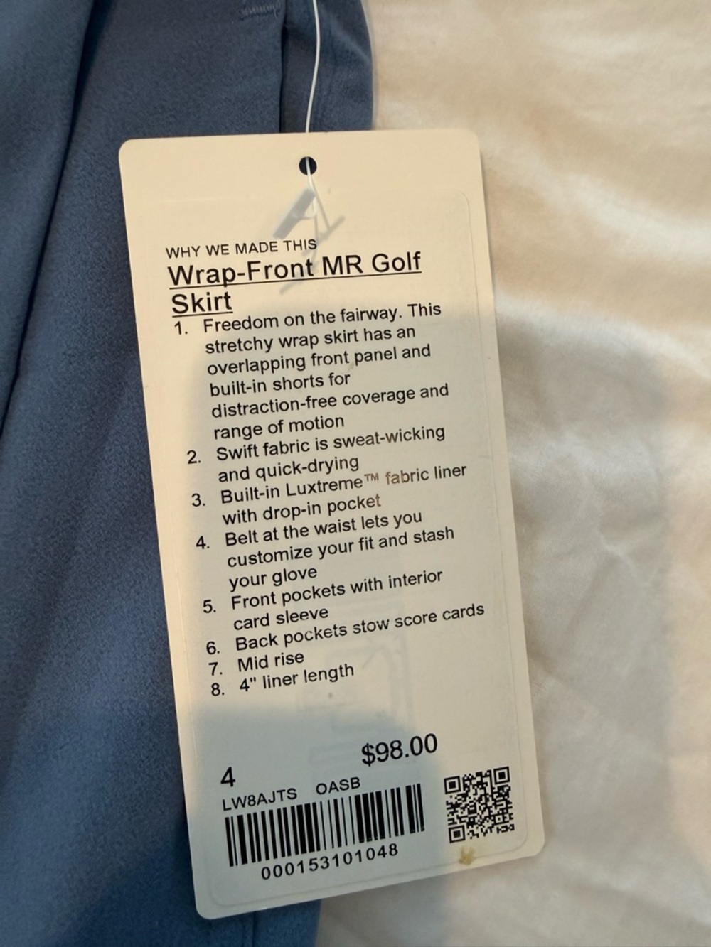 lululemon athletica Wrap Front MR Golf Skirt - Picture 2 of 4